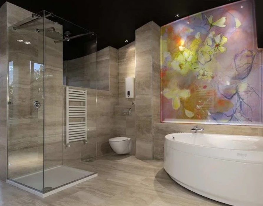 Back Printed / Stained Glass, Dubai – 6 mm UV‑Printed Decorative Tempered Glass Panels for Partitions, Doors, Ceilings, Splashbacks & Feature Walls by INFOCUS Glass & Aluminium Works, UAE